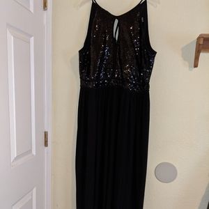 Long black beautiful dress!